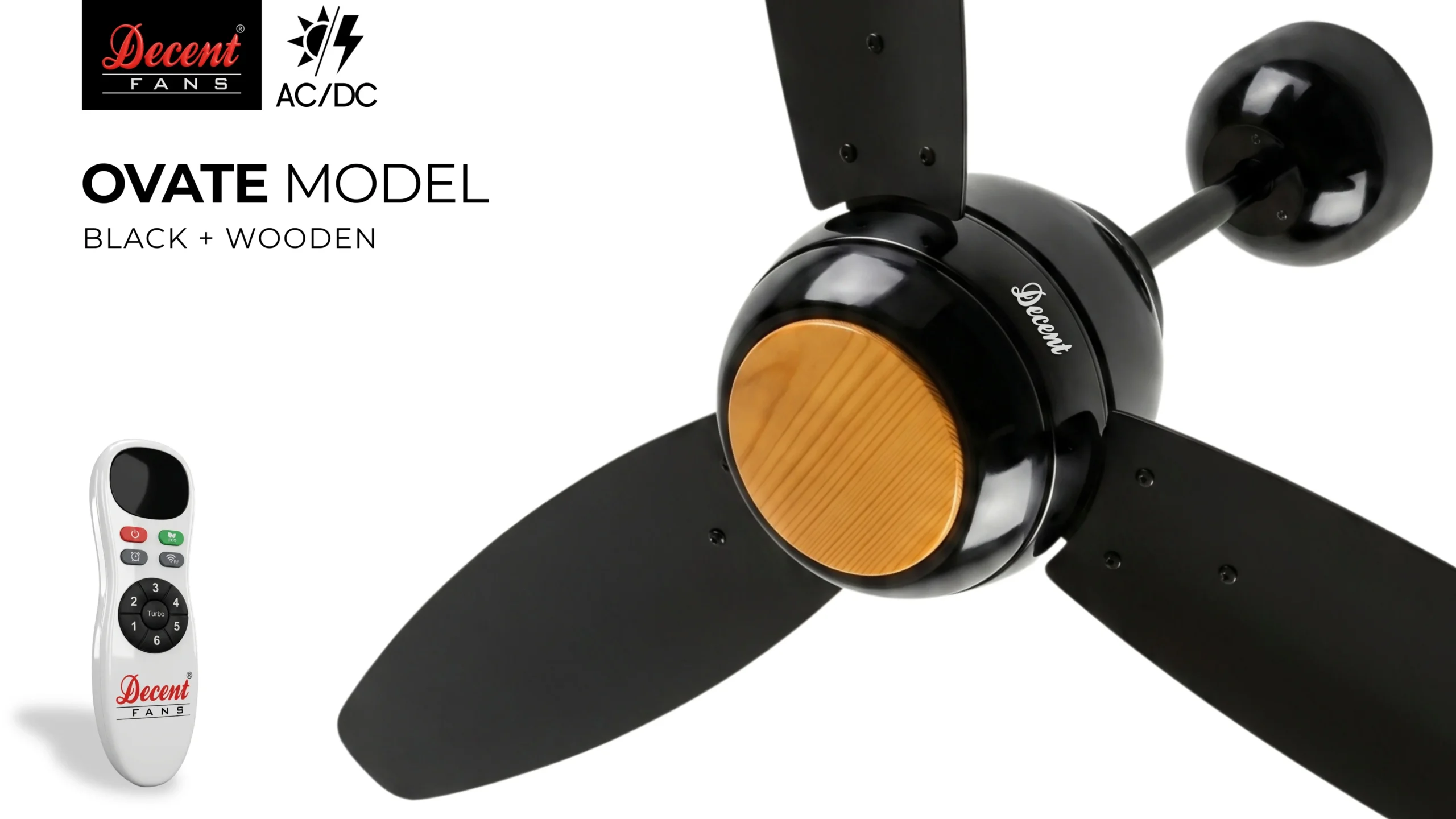 OVATE — BLACK / LIGHT WOOD