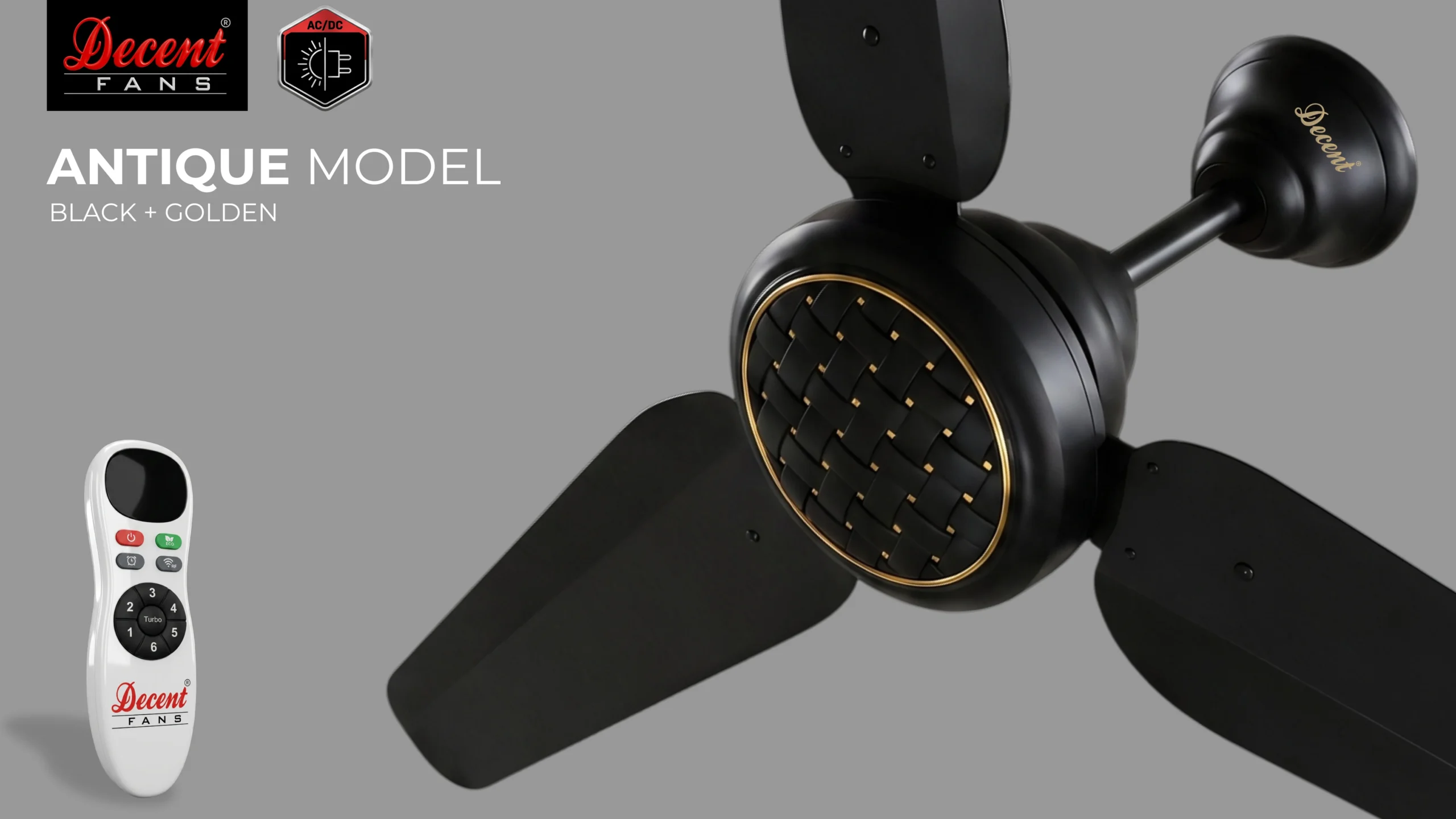 ANTIQUE — BLACK / GOLDEN