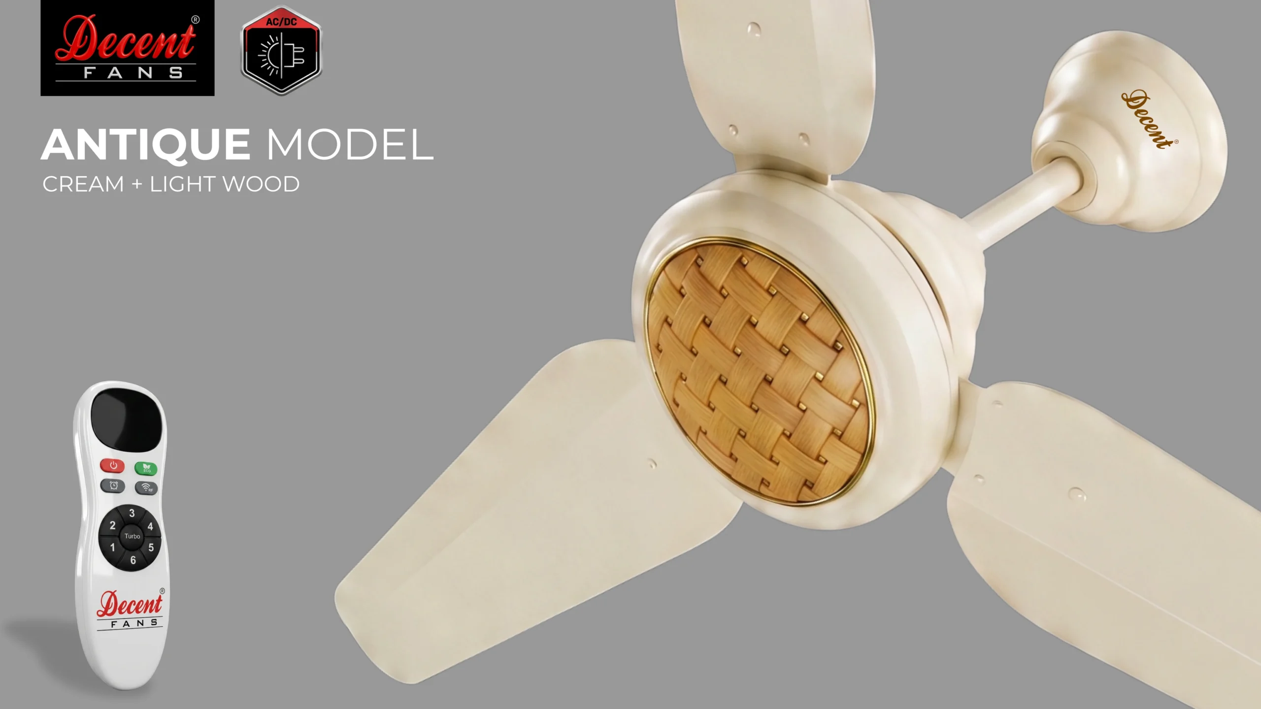 ANTIQUE — CREAM / LIGHT WOOD